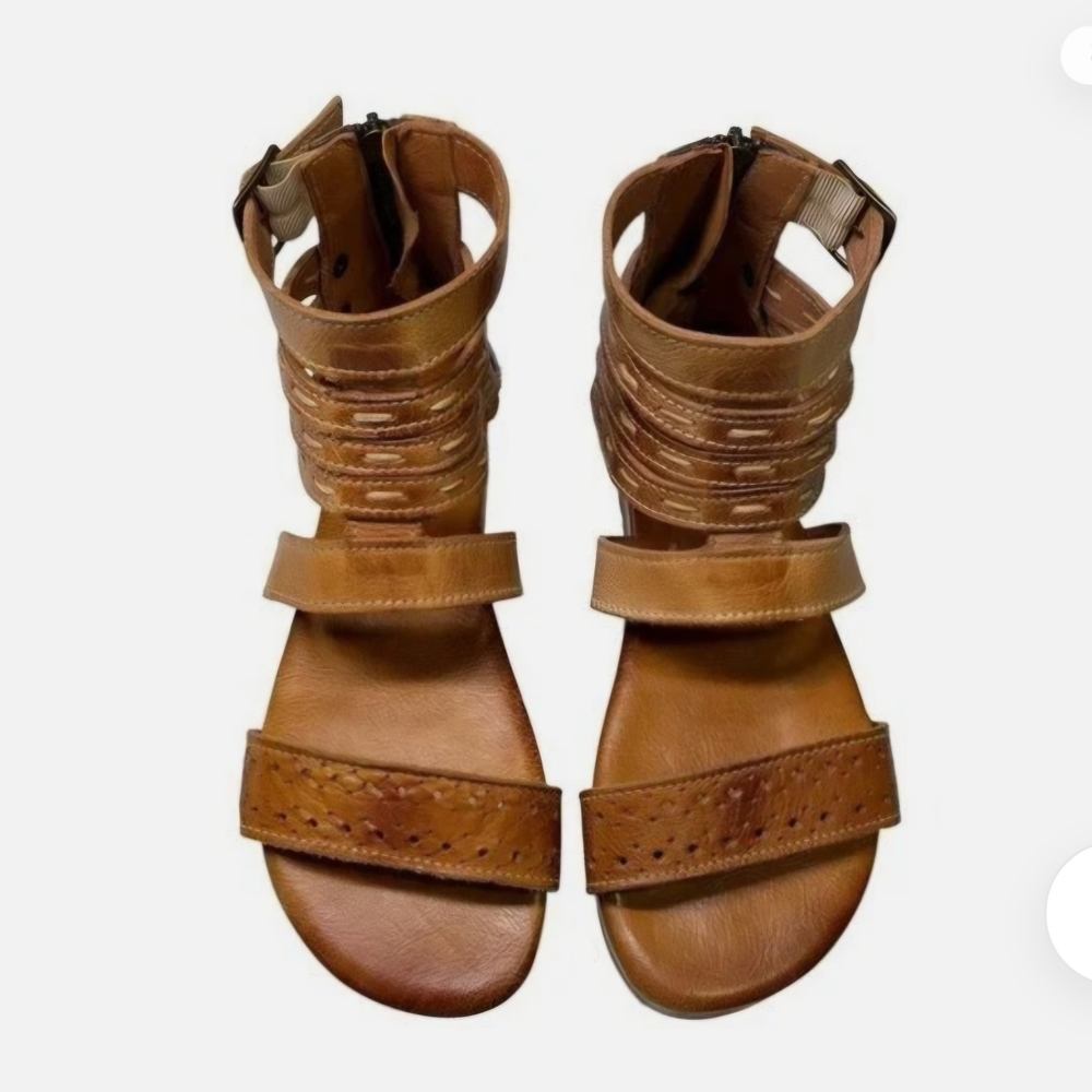 BED|STU Women's Tan Sandals